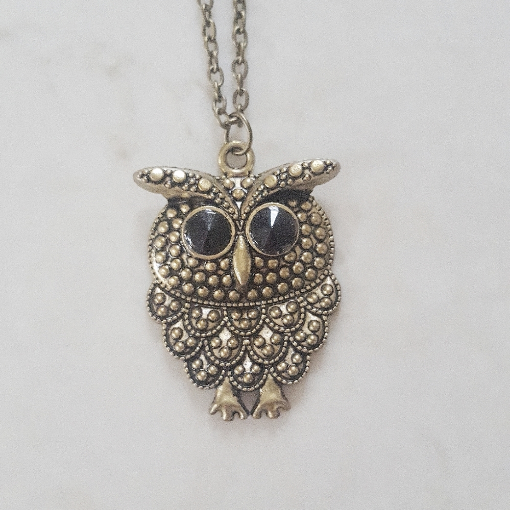 JCPenney Owl Pendant Necklace
